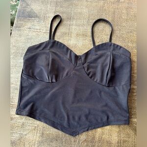 Small Polyester black top